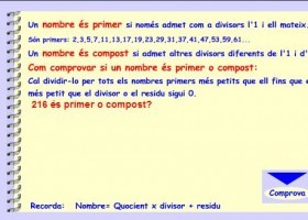 Nombres primers i compostos | Recurso educativo 734566