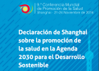 Declaración de Shanghai sobre la promoción de la salud en la Agenda 2030 | Recurso educativo 785137
